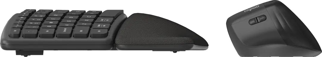 RAPOO 8810M Ergonomic Deskset 13115 Wireless, Grey