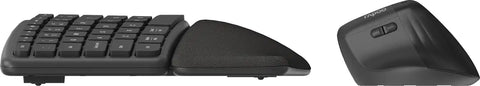RAPOO 8810M Ergonomic Deskset 13115 Wireless, Grey