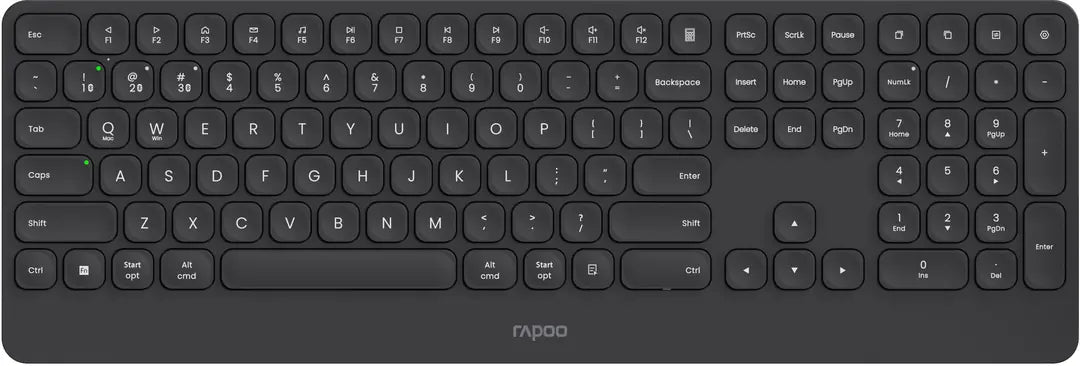 RAPOO E9390M Ultraslim Keyboard 13133 Wireless, Black