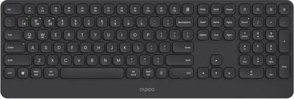 RAPOO E9390M Ultraslim Keyboard 13133 Wireless, Black