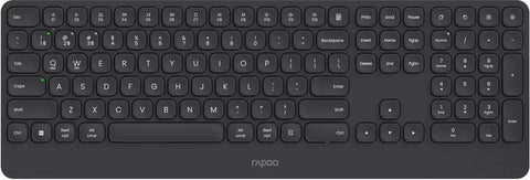 RAPOO E9390M Ultraslim Keyboard 13133 Wireless, Black