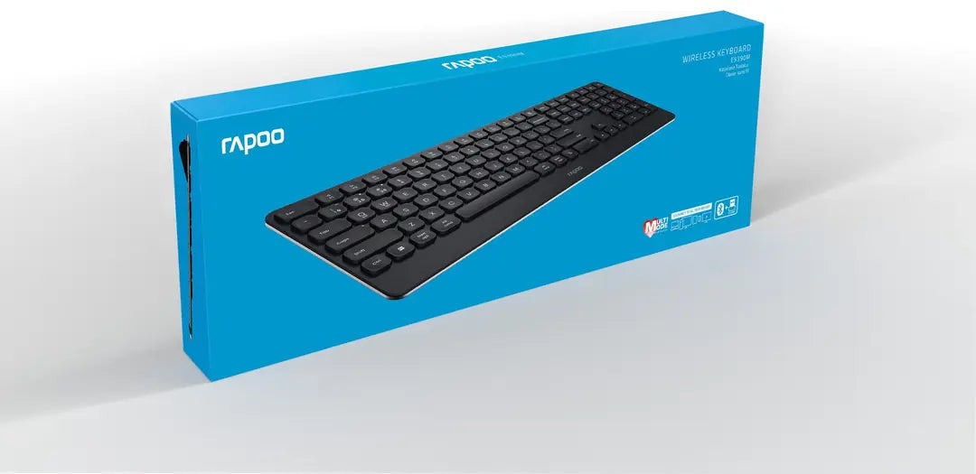RAPOO E9390M Ultraslim Keyboard 13133 Wireless, Black