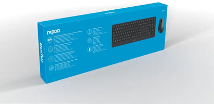 RAPOO 9390M Ultraslim Deskset 13134 Wireless Black