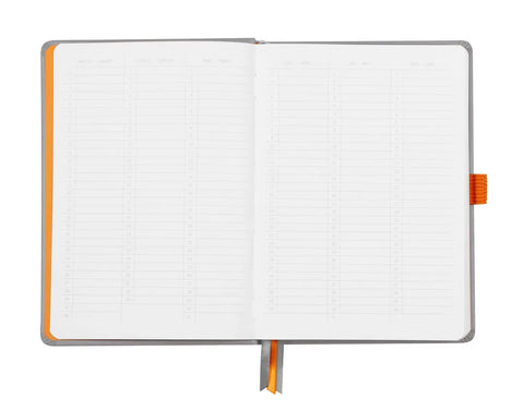 RHODIA Goalbook Notizbuch A5 118570C Hardcover silber 240 S.