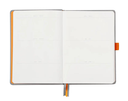 RHODIA Goalbook Notizbuch A5 118570C Hardcover silber 240 S.