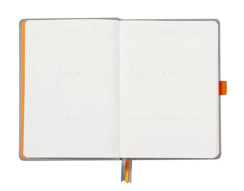RHODIA Goalbook Notizbuch A5 118570C Hardcover silber 240 S.