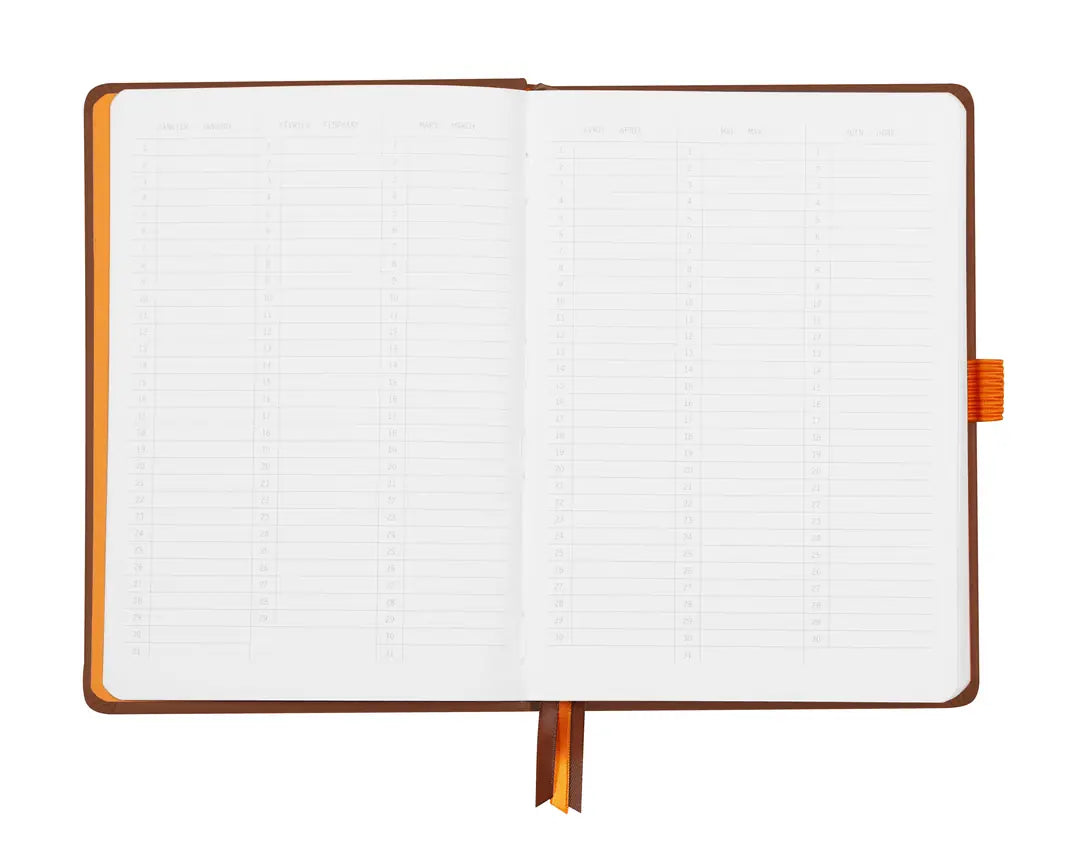 RHODIA Goalbook Notizbuch A5 118572C Hardcover Schokoladenb. 240 S.