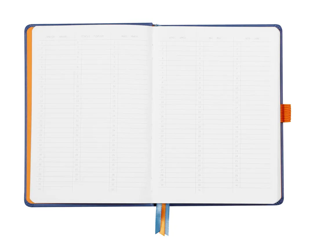 RHODIA Goalbook Notizbuch A5 118577C Hardcover saphirblau 240 S.