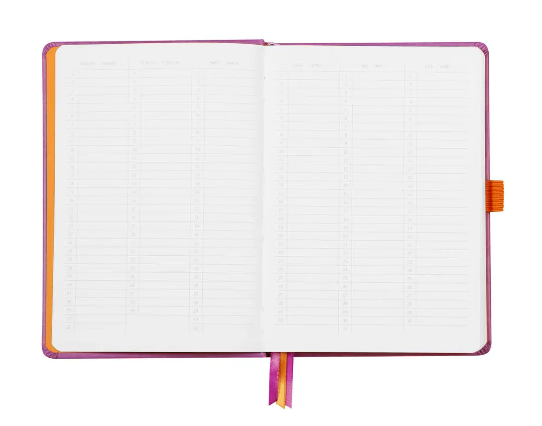 RHODIA Goalbook Notizbuch A5 118580C Hardcover lila 240 S.