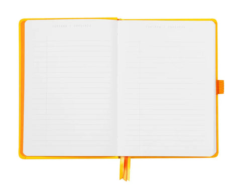 RHODIA Goalbook Notizbuch A5 118585C Hardcover gelb 240 S.