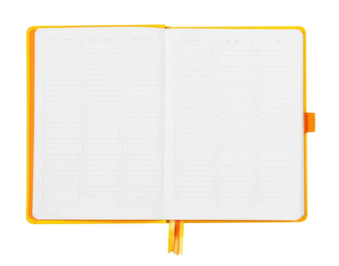 RHODIA Goalbook Notizbuch A5 118585C Hardcover gelb 240 S.