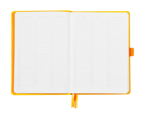 RHODIA Goalbook Notizbuch A5 118585C Hardcover gelb 240 S.