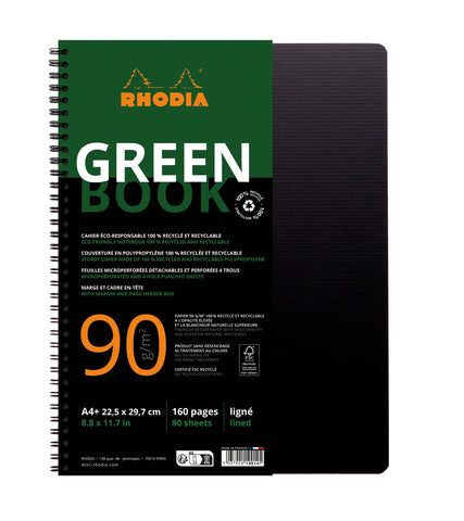 RHODIA Greenbook Notizbuch A4 119914C liniert 90g 160 S.