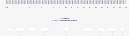 RIDOIDE Timing 1 Tagesanzeiger 7065732.25 transparent 8.1x22.5cm