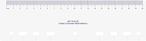 RIDOIDE Timing 1 Tagesanzeiger 7065732.25 transparent 8.1x22.5cm