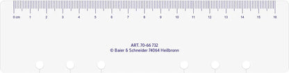 RIDOIDE Timing 2 Tagesanzeiger 7066732.25 transparent 5.3x18.5cm