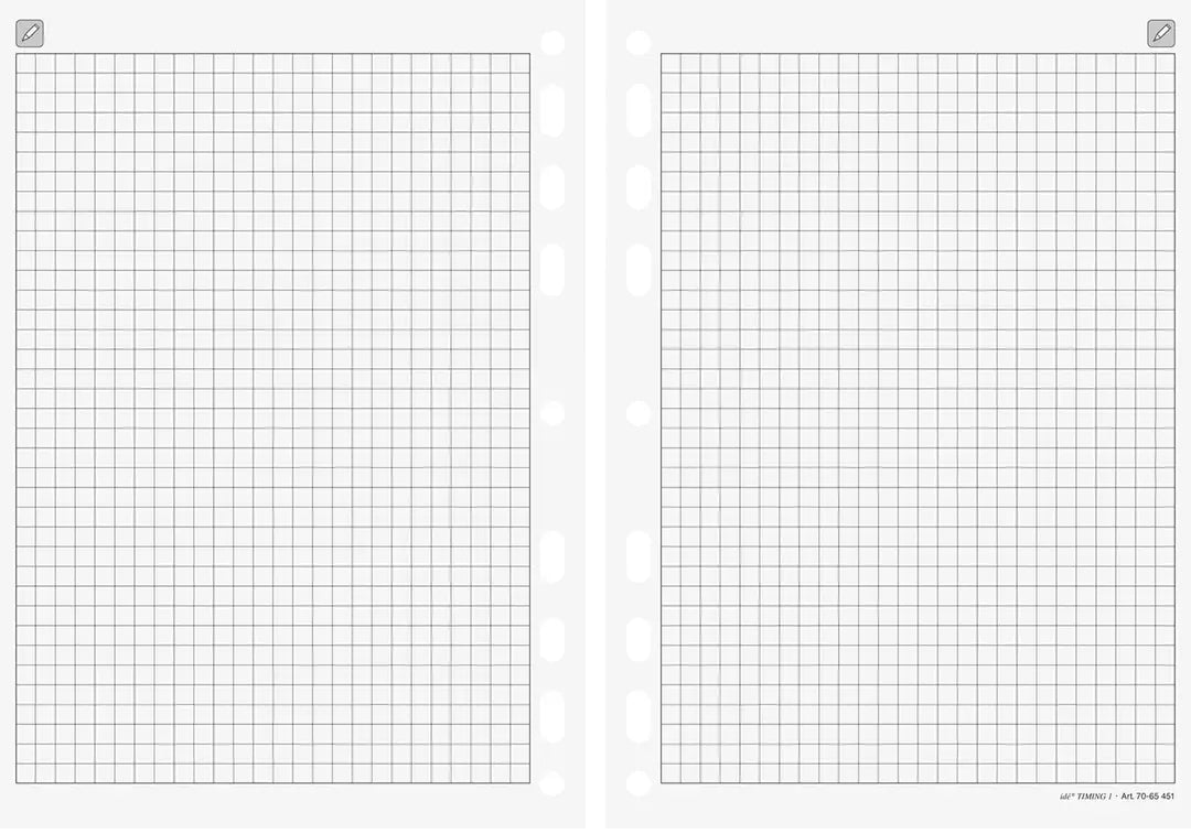 RIDOIDE Timing 3 Notizen kariert 7067451.25 32 Blatt 7.6x12.7cm