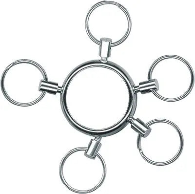 RIEFFEL SWITZERLAND Schlüsselanhänger Key Spider 105 SB 5 Ringe