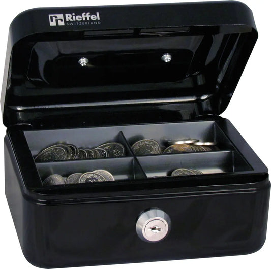 RIEFFEL SWITZERLAND Geldkassette Valorit A19087 7x15,3x12cm schwarz
