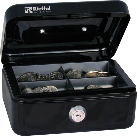 RIEFFEL SWITZERLAND Geldkassette Valorit A19087 7x15,3x12cm schwarz