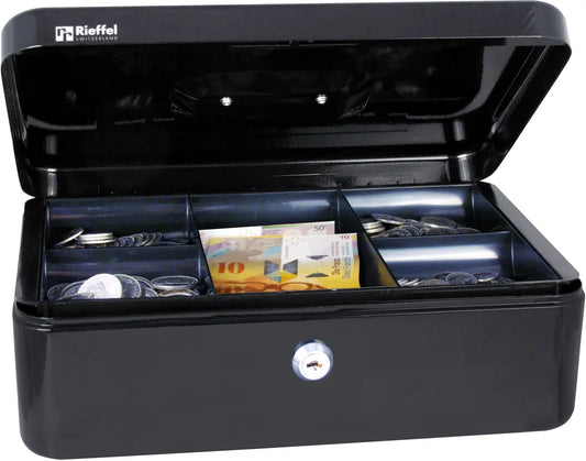 RIEFFEL SWITZERLAND Geldkassette Valorit A19096 10x30x21,7cm schwarz