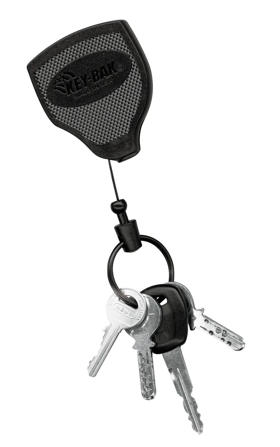 RIEFFEL SWITZERLAND Schluesselanh. 360° KB 484 BLACK Kb 484, Auszugsschnur 120Cm