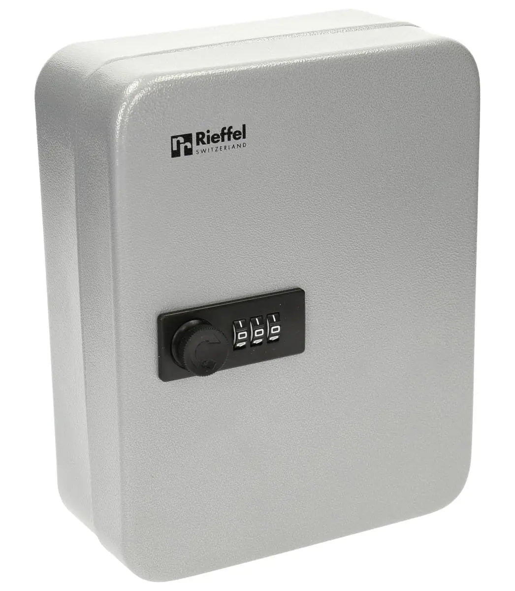 RIEFFEL SWITZERLAND Schlüsselkasten KyStor grau KR-15.42 Z 32x24x8cm 42 Haken