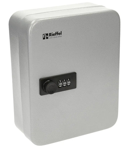 RIEFFEL SWITZERLAND Schlüsselkasten KyStor grau KR-15.42 Z 32x24x8cm 42 Haken