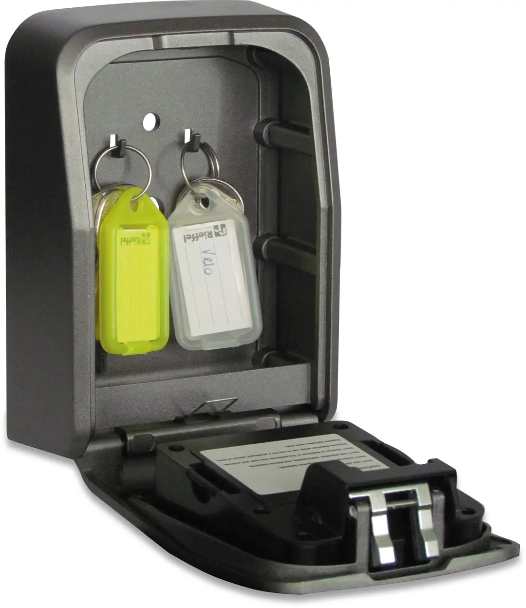 RIEFFEL SWITZERLAND Schlüsseldepot 10.5x14.5x55cm KSB-ELO XL mit Elektronikschloss, grau