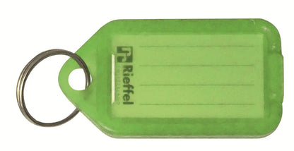 RIEFFEL SWITZERLAND Schlüsseletiketten 38x22mm KT 1000 NEON GRÜN neon vert 100 Stück