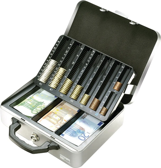 RIEFFEL SWITZERLAND Geldkassette Moneta DeLuxe MONETA-DELUXE-EURO 30x24,2x10,2cm EURO