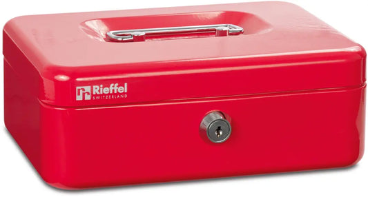 RIEFFEL SWITZERLAND Geldkassette Valorit VT-GK 1 ROT 7x15,3x12cm rot