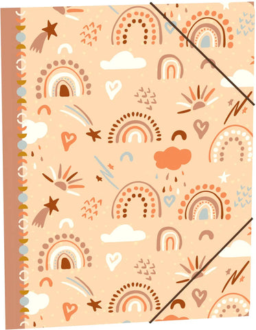 ROOST Gummizugmappe Ec-oooh! A4 529459 Rainbow