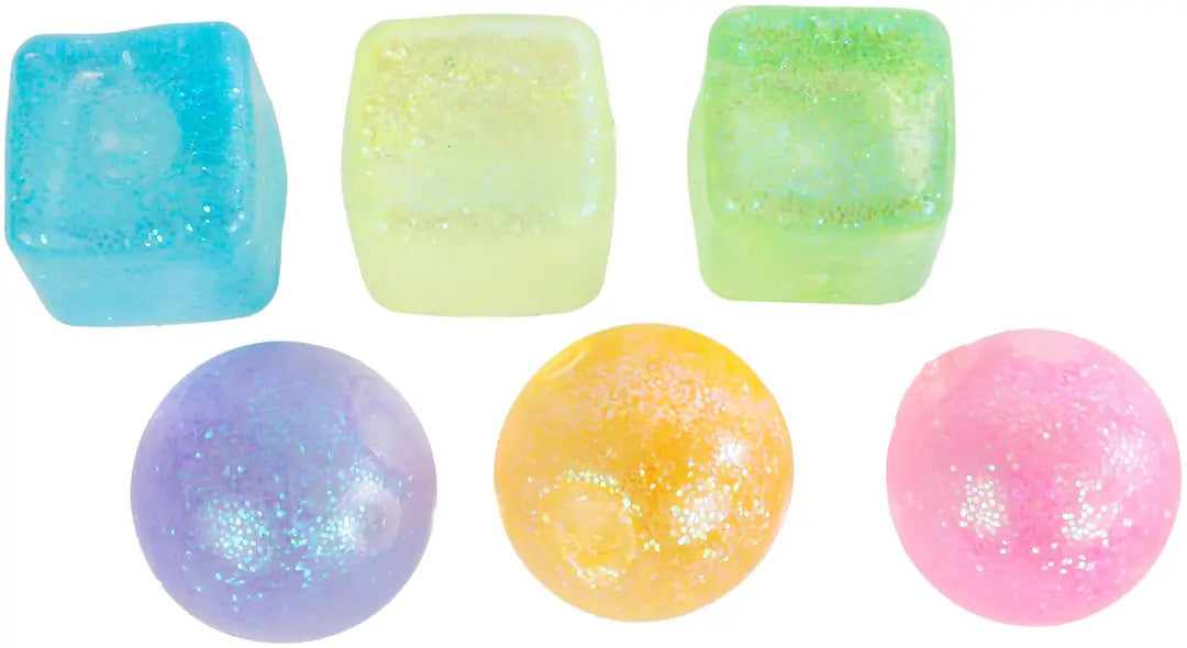 ROOST Quetschball Glitzerschlangen 621675 Sugar mellow ass. 6cm