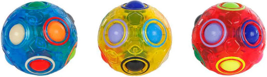 ROOST Brain Games Magic Ball 6.5cm 621772 transparent. 3 assortiert