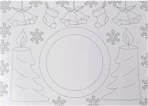 ROOST Malblock Tischset 30x42cm SC815 Weihnachten