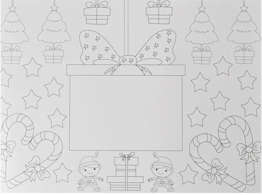 ROOST Malblock Tischset 30x42cm SC815 Weihnachten