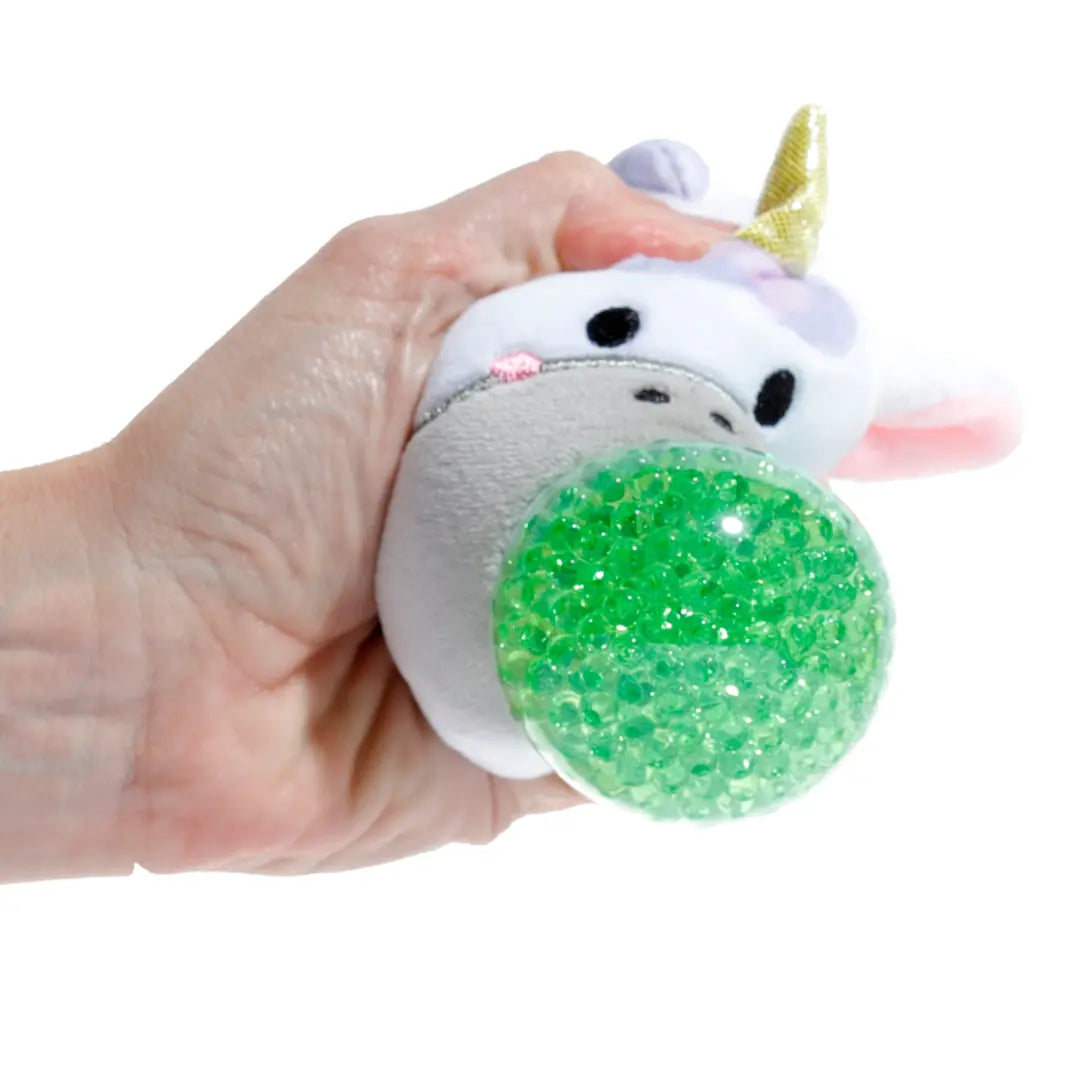 ROOST Quetschtier Einhorn TY853 Plüsch, 4 ass.
