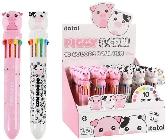 ROOST Multicolorstift Sau & Kuh XL2370G 10 Farben