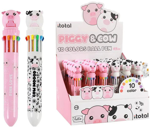 ROOST Multicolorstift Sau & Kuh XL2370G 10 Farben