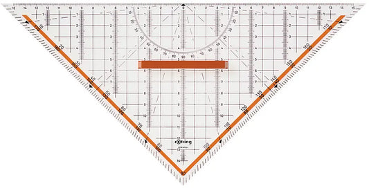 ROTRING Geodreieck 30cm S0699270 farbig/transp.