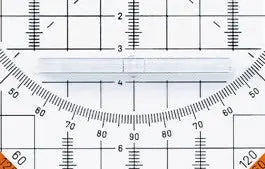 ROTRING Geo-Dreieck Centro 20cm S0903950 transparent, mit Griff