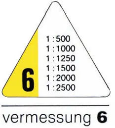 RUMOLD Dreikant-Massstab 150 30cm 150/6/30 Vermessung 6