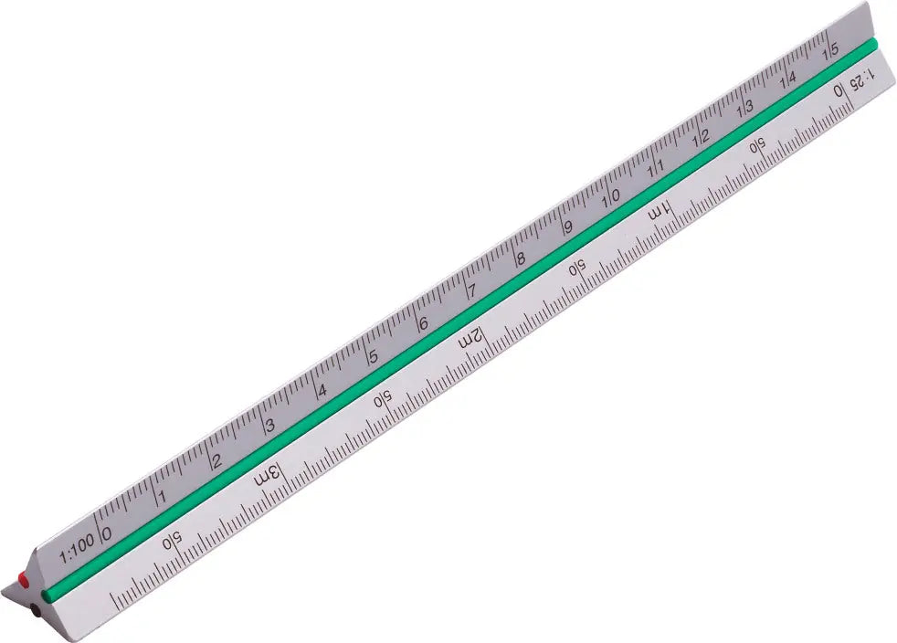 RUMOLD Dreikantmassstab 195/15 15cm 195/1/15 architect 1 Alu