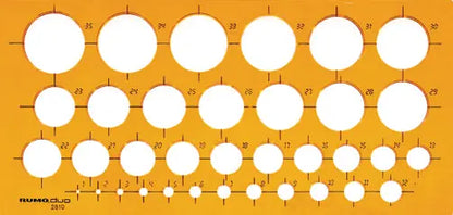 RUMOLD Kreisschablone 2810 270x130x2mm
