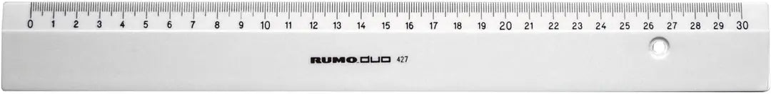 RUMOLD Schullineal 30cm 427/30 weiss