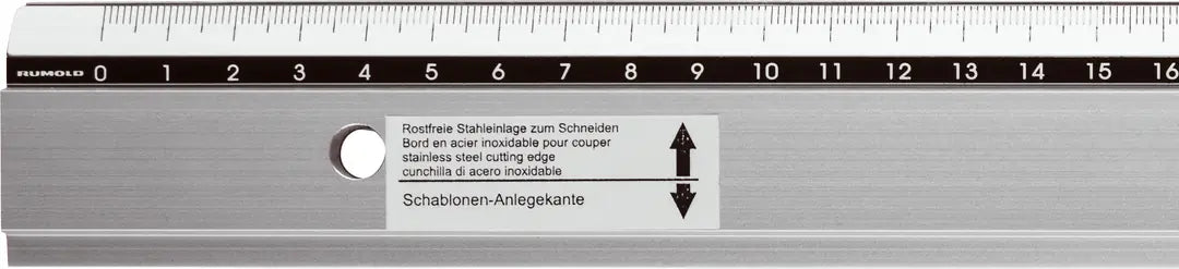 RUMOLD Zeichen-Schneidelineal 50cm 659/50 Alu