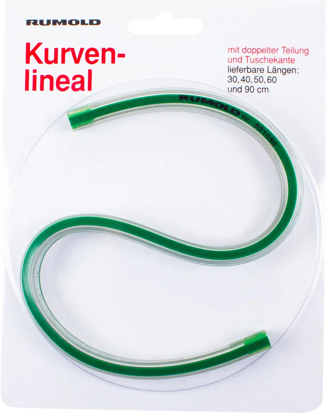 RUMOLD Flexibler Kurvenlienal 30cm 821030 mit Teilung