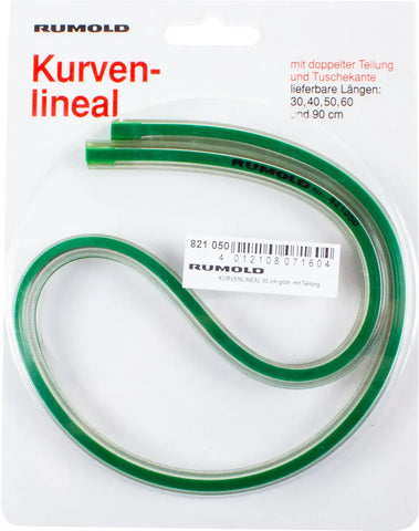 RUMOLD Flexibler Kurvenlineal 50cm 821050 mit Teilung