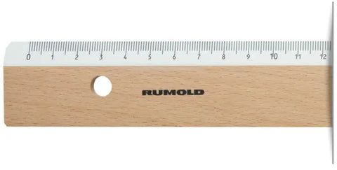 RUMOLD Flachlineal 100cm FL20/100 weiss